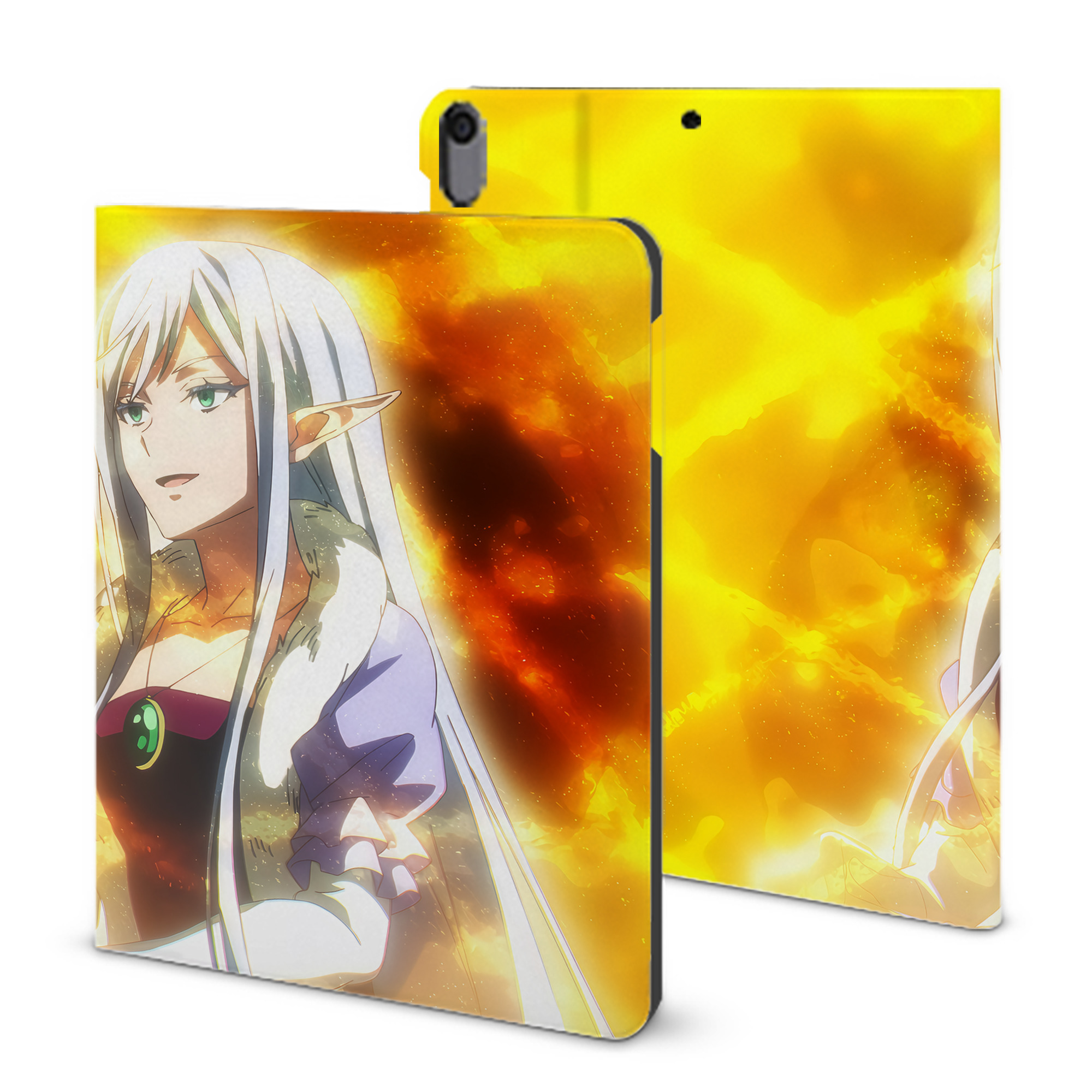 （画像用） 転スラ Regarding Reincarnated to Slime IPad ケース ブック型 PUレザー TPU 耐衝撃 軽量 薄型 ペン収納なし 全面保護 IPad 各モデル対応